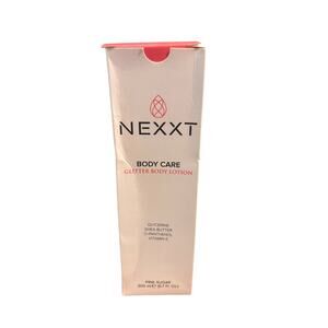 Nexxt Body Care Glitter Body Lotion‎ In Pink Sugar 200 mL/6.7 fl oz